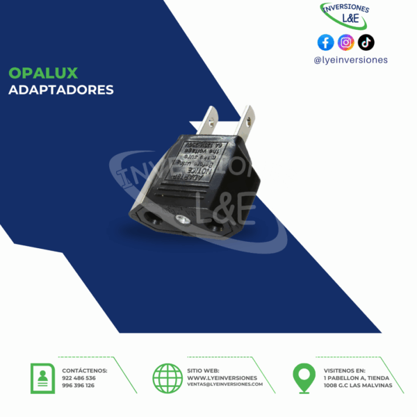 ADAPTADOR JACK ENCHUFE PLANO