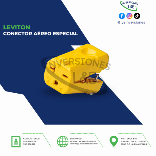 CONECTOR ÁEREO PYTHON LEVITON