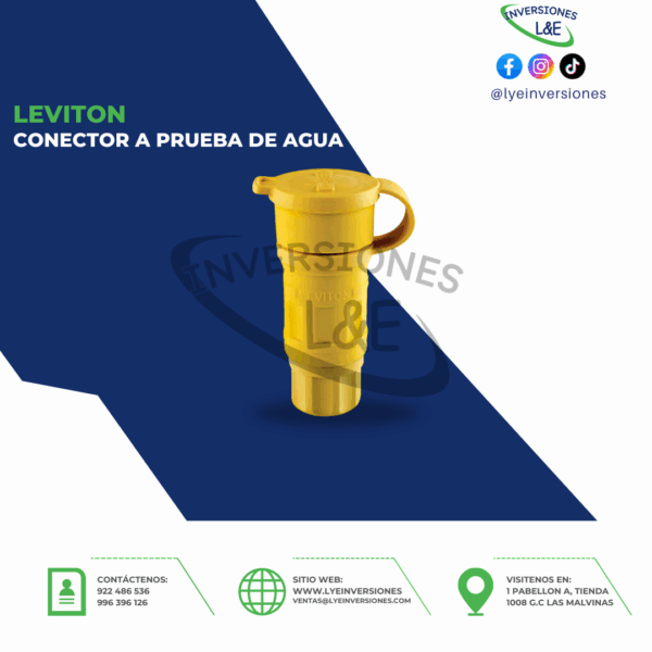 TOMA AÉREA INDUSTRIAL L/T LEVITON