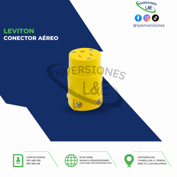 CONECTOR ÁEREO LEVITON