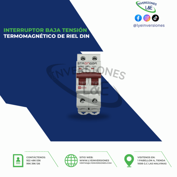 INTERRUPTOR DE RIEL DIN STRONGER