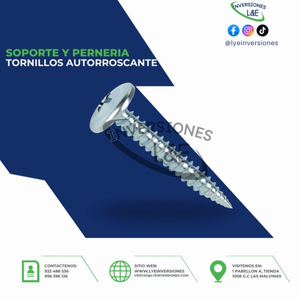 TORNILLO AUTORROSCANTE MAMUT