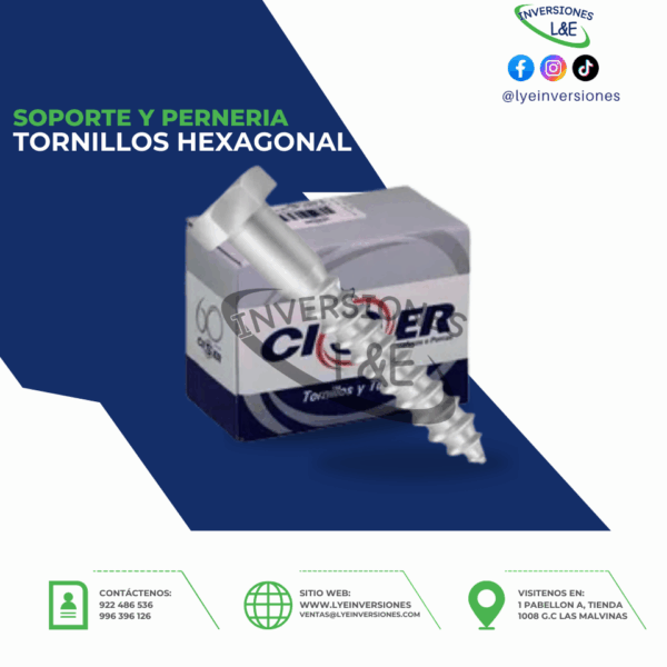 TORNILLO HEXAGONAL CISER