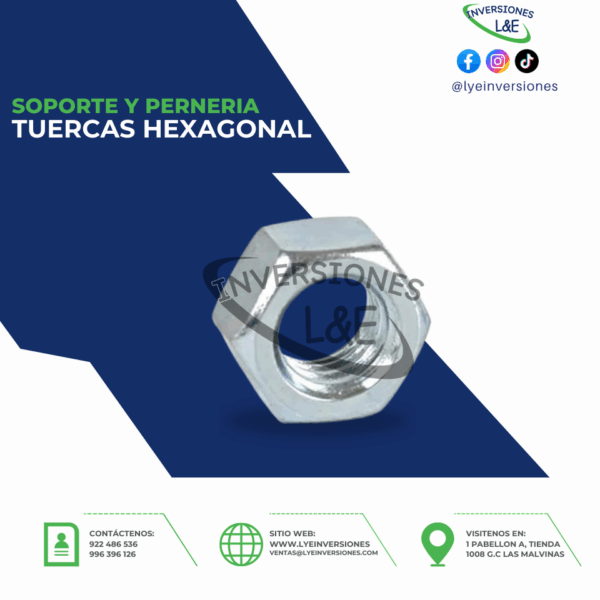 TUERCAS HEXAGONAL