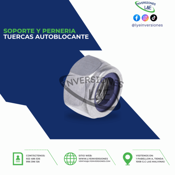 TUERCAS AUTOBLOCANTE