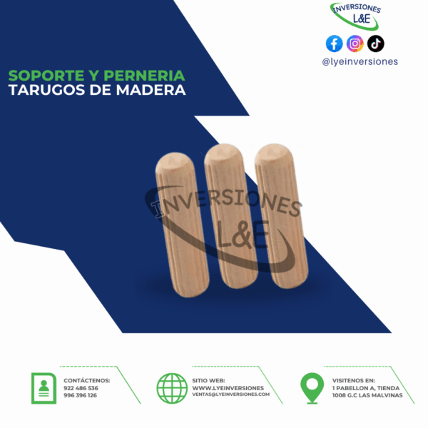 TARUGOS DE MADERA