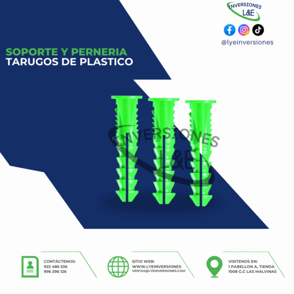 TARUGOS DE PLÁSTICO