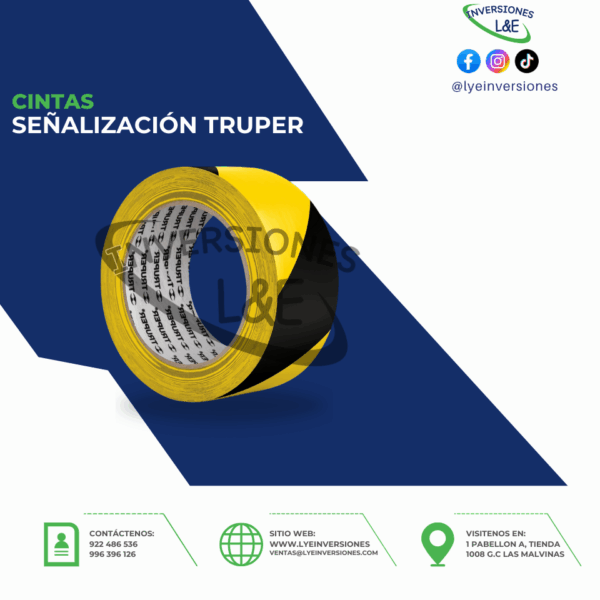 CINTA DE SEÑALIZACIÓN DELIMITADORA TRUPER