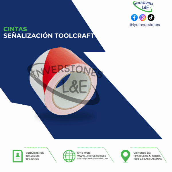 CINTA SEÑALIZACIÓN TOOLCRAFT