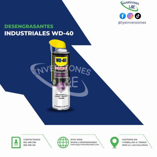 DESENGRASANTES INDUSTRIALES WD-40