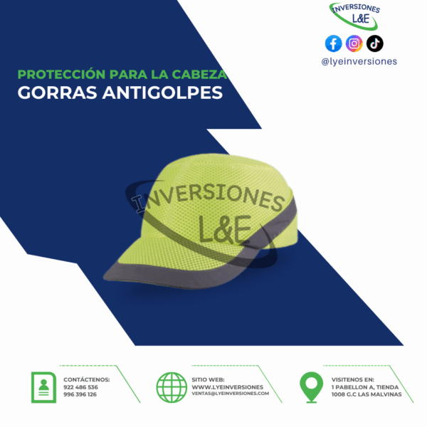 GORRA ANTIGOLPES DELTAPLUS