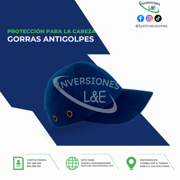 GORRA ANTICHOQUE STEELPRO