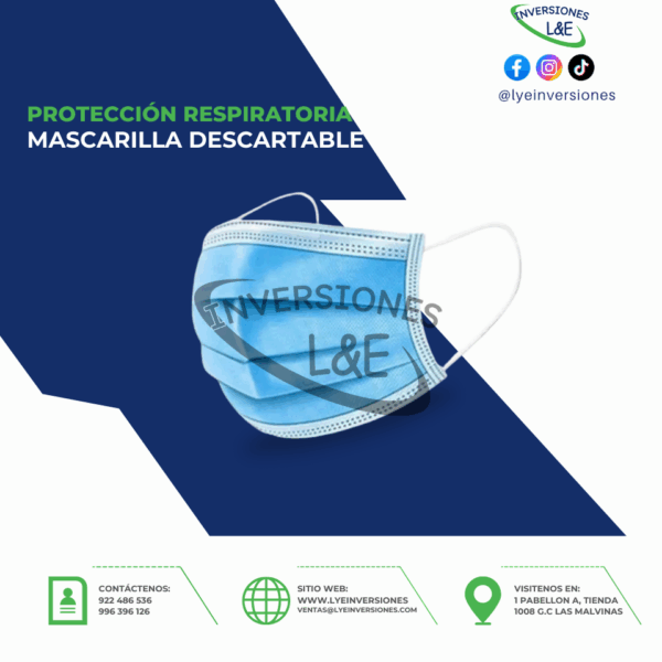 MASCARILLA DESCARTABLE CLUTE