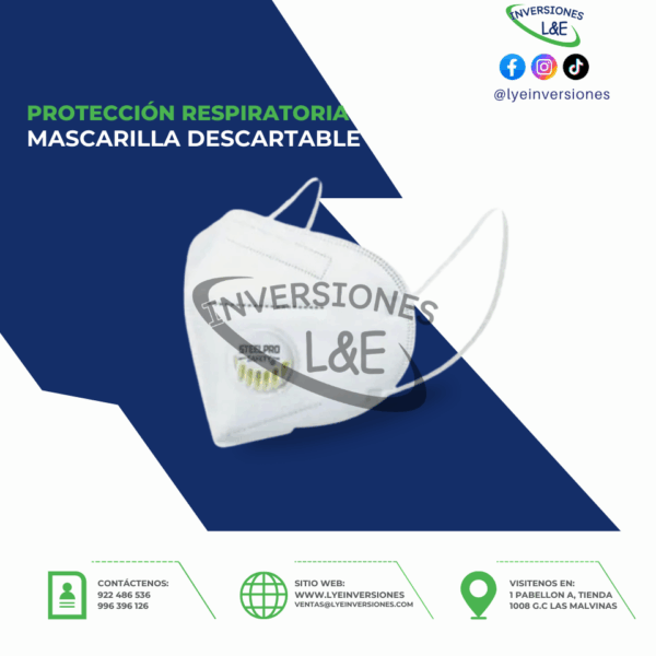 MASCARILLA KN95 STEELPRO