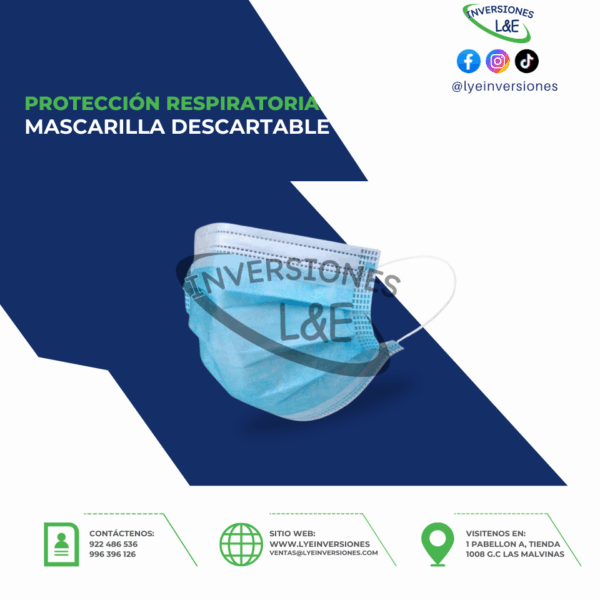 MASCARILLA DESCARTABLE MAQUETO