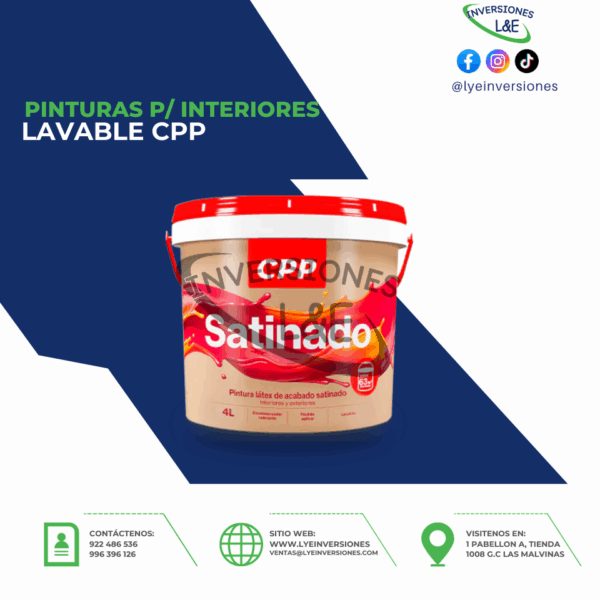 LAVABLE SATINADO CPP