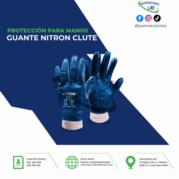 GUANTE NITRON CLUTE