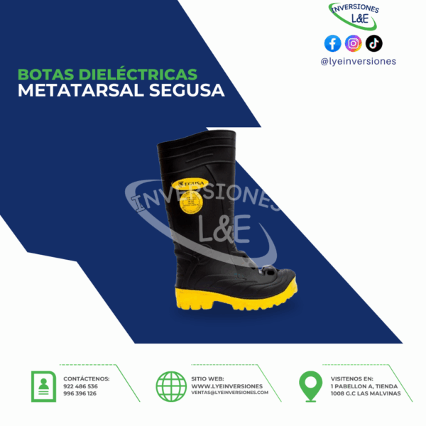 BOTAS DIELÉCTRICAS METATARSAL SEGUSA