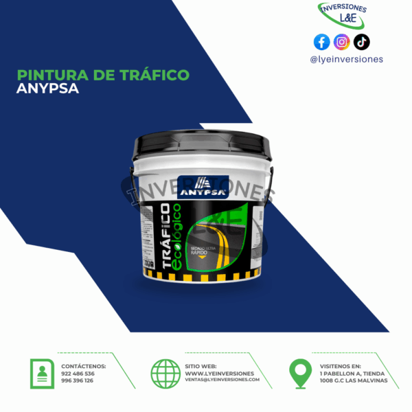 PINTURA DE TRÁFICO ECOLÓGICO ANYPSA