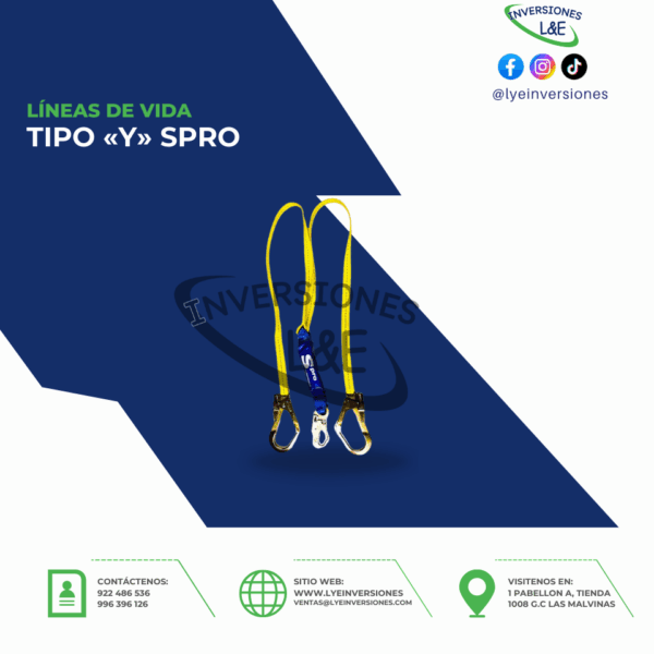 LÍNEA DE VIDA TIPO «Y» SPRO