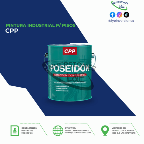 PINTURA INDUSTRIAL PARA PISOS CPP