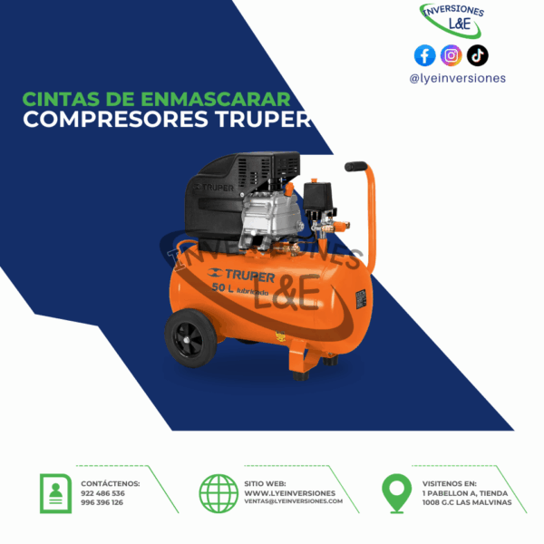 COMPRESORA DE 50L TRUPER