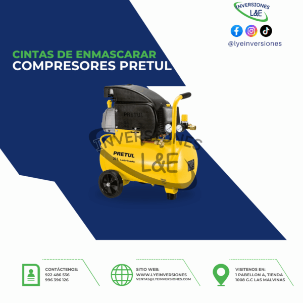COMPRESORA DE 20L PRETUL