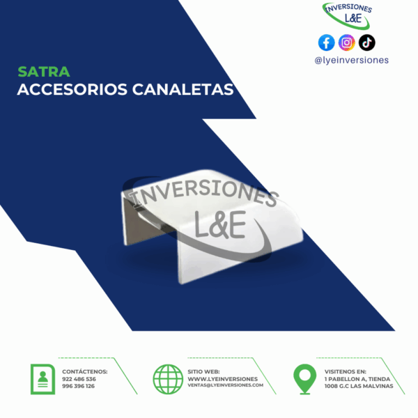 ACCESORIOS CANALETAS TAPA FINAL