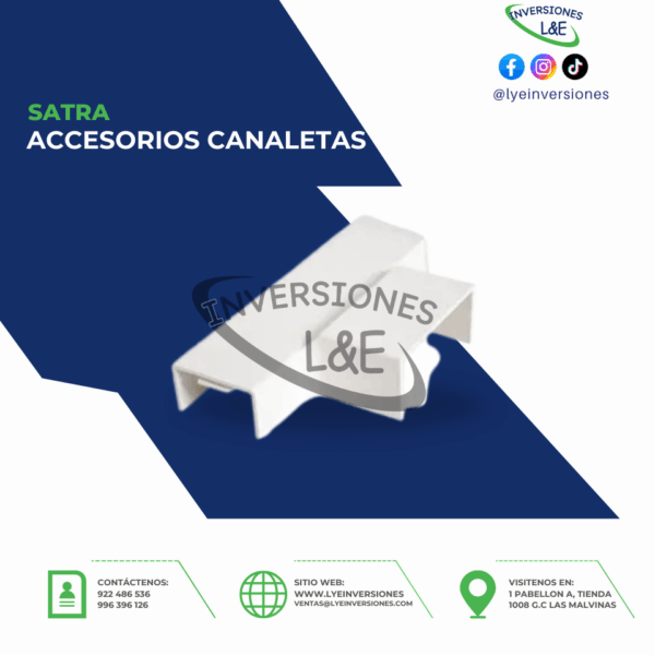 ACCESORIOS CANALETAS T CRECIENTE