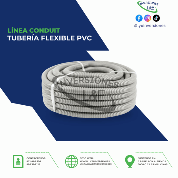 TUBERÍA FLEXIBLE PVC