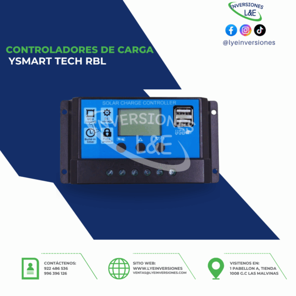 CONTRALORES DE CARGA YSMART TECH RBL